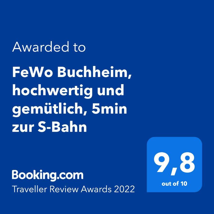 霍珀加滕Fewo Buchheim, Hochwertig Und Gemuetlich, 5Min Zur S-Bahn公寓 外观 照片